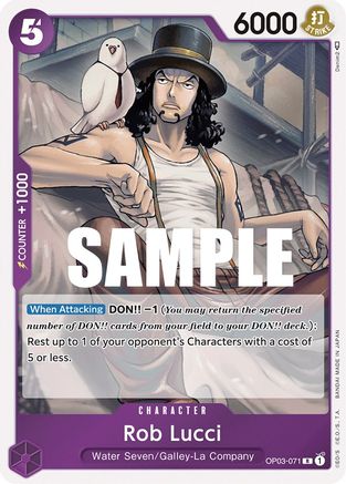 Rob Lucci (071) [OP03-071] One Piece - Pillars of Strength