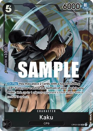 Kaku (080) (Alternate Art) [OP03-080] One Piece - Pillars of Strength