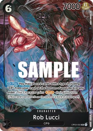 Rob Lucci (092) (Alternate Art) [OP03-092] One Piece - Pillars of Strength