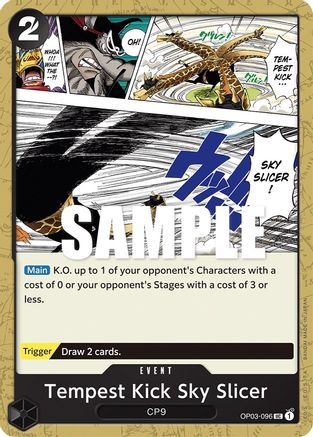 Tempest Kick Sky Slicer (OP03-096)   One Piece - Pillars of Strength