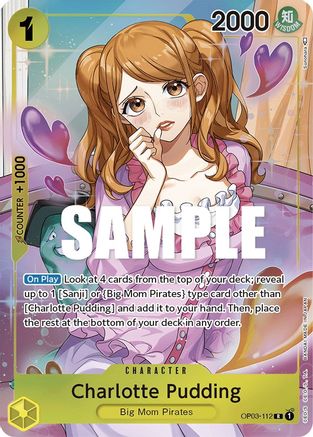 Charlotte Pudding (Alternate Art) [OP03-112] One Piece - Pillars of Strength