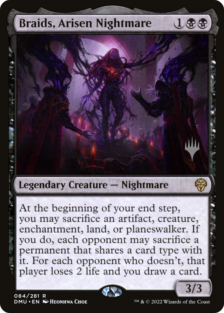 Braids, Arisen Nightmare (PPDMU-84P) - Dominaria United Promos - Magic The Gathering