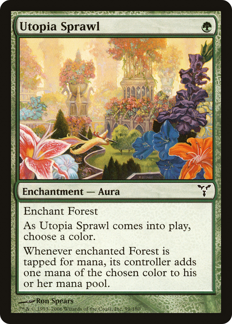 Utopia Sprawl (DIS-099) - Dissension - Magic The Gathering