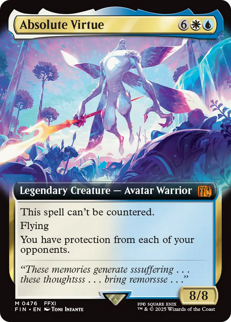 Absolute Virtue (Extended Art) (FIN-476) - FINAL FANTASY: (Extended Art) - Magic The Gathering
