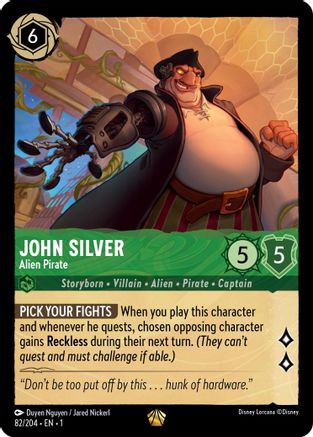 John Silver - Alien Pirate (82/204) - The First Chapter - Lorcana