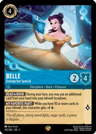 Belle - Strange but Special (142/204) - The First Chapter Cold Foil - Lorcana