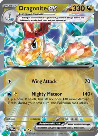 Dragonite ex (159) [SV03] Pokemon SV03: Obsidian Flames