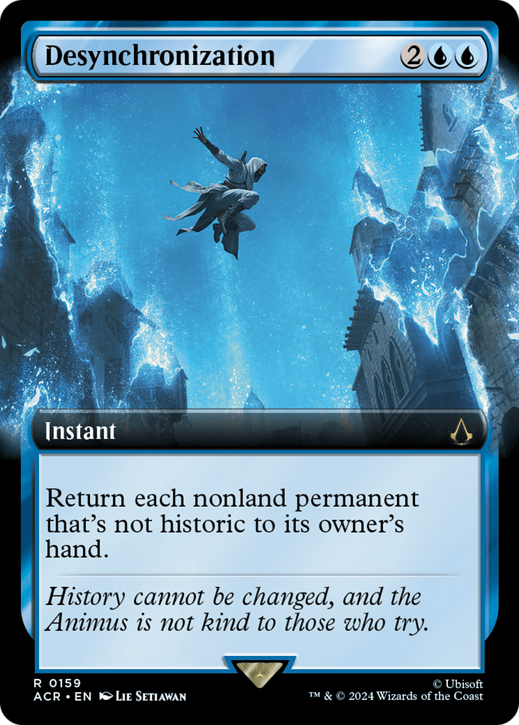 FOIL Desynchronization (Extended Art) (ACR-159) - Assassin's Creed - Magic The Gathering