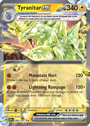 Tyranitar ex (066) [SV03] Pokemon SV03: Obsidian Flames