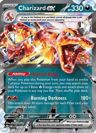 Charizard ex - 125/197 (125) [SV03] Pokemon SV03: Obsidian Flames