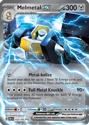 Melmetal ex (153) [SV03] Pokemon SV03: Obsidian Flames