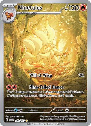 Ninetales -199/197 (199) [SV03] Pokemon SV03: Obsidian Flames
