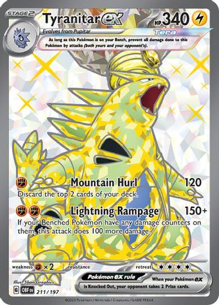 Tyranitar ex - 211/197 (211) [SV03] Pokemon SV03: Obsidian Flames