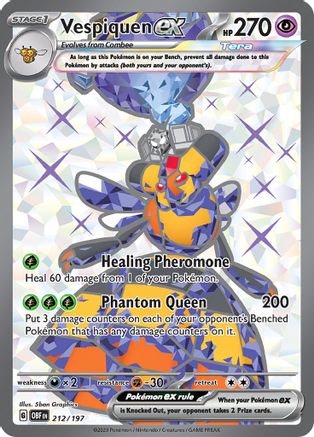 Vespiquen ex - 212/197 (212) [SV03] Pokemon SV03: Obsidian Flames