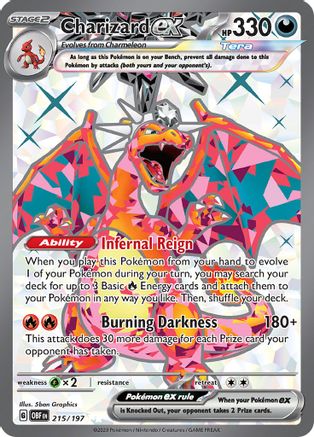 Charizard ex - 215/197 (215) [SV03] Pokemon SV03: Obsidian Flames