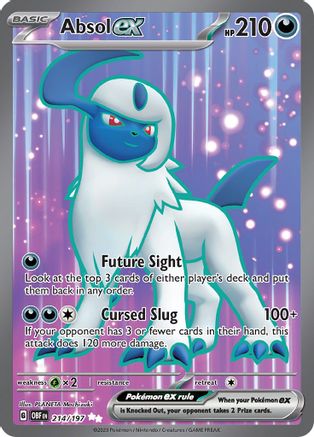Absol ex - 214/197 (214) [SV03] Pokemon SV03: Obsidian Flames