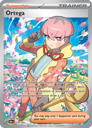 Ortega - 219/197 (219) [SV03] Pokemon SV03: Obsidian Flames
