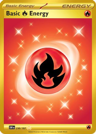 Basic Fire Energy - 230/197 (230) [SV03] Pokemon SV03: Obsidian Flames