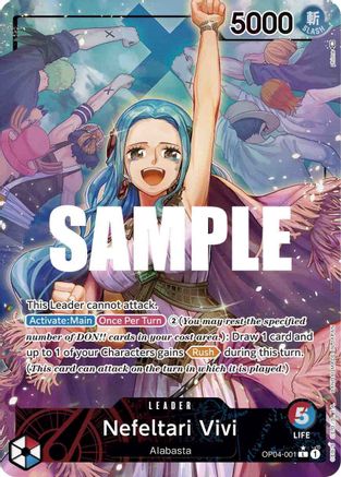 Nefeltari Vivi (001) (Alternate Art) [OP04-001] One Piece - Kingdoms of Intrigue