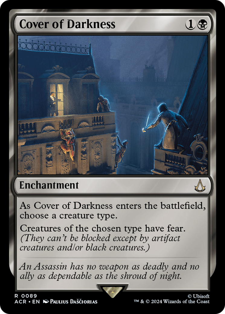 Cover of Darkness (ACR-089) - Assassin's Creed - Magic The Gathering
