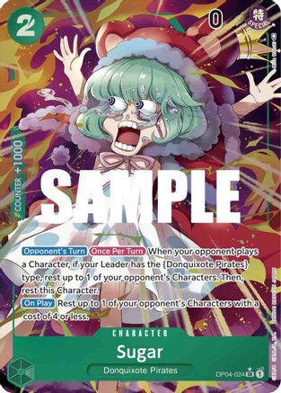 Sugar (Alternate Art) [OP04-024] One Piece - Kingdoms of Intrigue