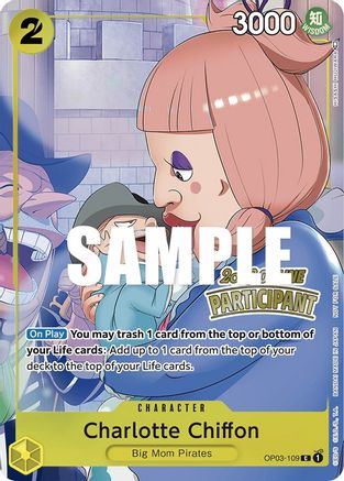 Charlotte Chiffon (Online Regional 2023) [Participant] (OP03-109) - One Piece Promotion Cards