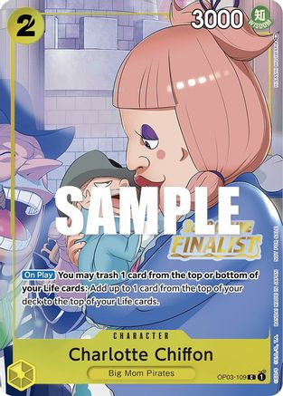 Charlotte Chiffon (Online Regional 2023) [Finalist] (OP03-109) - One Piece Promotion Cards