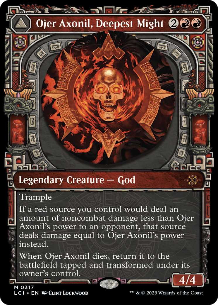 FOIL Ojer Axonil, Deepest Might (Showcase) (LCI-317) - The Lost Caverns of Ixalan - Magic The Gathering