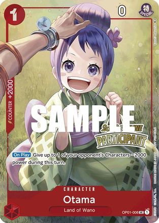 Otama (Offline Regional 2023) [Participant] (OP01-006) [OP-PR]