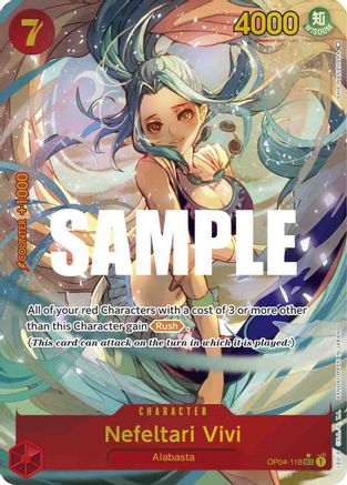 Nefeltari Vivi (118) (Alternate Art) [OP04-118] One Piece - Kingdoms of Intrigue