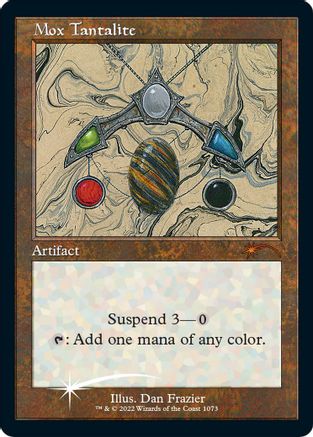 FOIL Mox Tantalite (Retro Frame) (Foil Etched) (SLD-1073) - Secret Lair Drop Series - Magic The Gathering