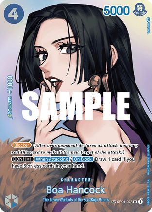 Boa Hancock (SP) [OP01-078] One Piece - Kingdoms of Intrigue