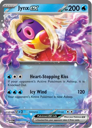 Jynx ex - 124/165 Pokemon SV: Scarlet and Violet 151