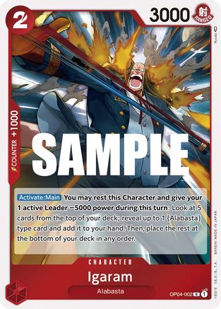 Igaram [OP04-002] One Piece - Kingdoms of Intrigue