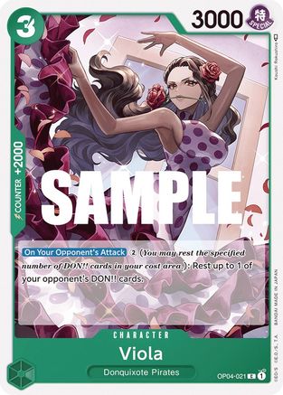 Viola (OP04-021) One Piece - Kingdoms of Intrigue