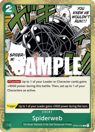 Spiderweb [OP04-035] One Piece - Kingdoms of Intrigue