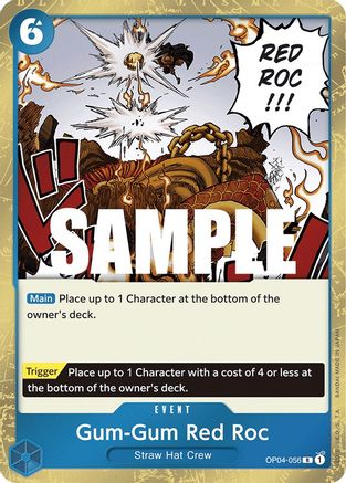 Gum-Gum Red Roc [OP04-056] One Piece - Kingdoms of Intrigue