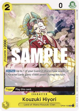 Kouzuki Hiyori (OP04-103) One Piece - Kingdoms of Intrigue