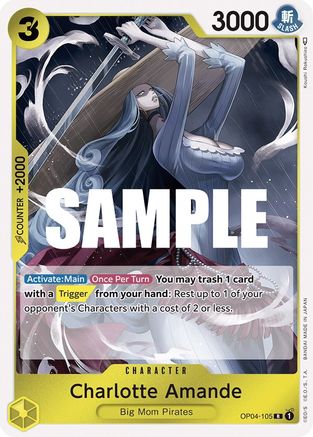 Charlotte Amande [OP04-105] One Piece - Kingdoms of Intrigue