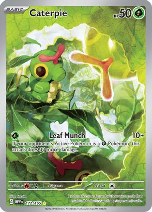 Caterpie - 172/165 Pokemon SV: Scarlet and Violet 151