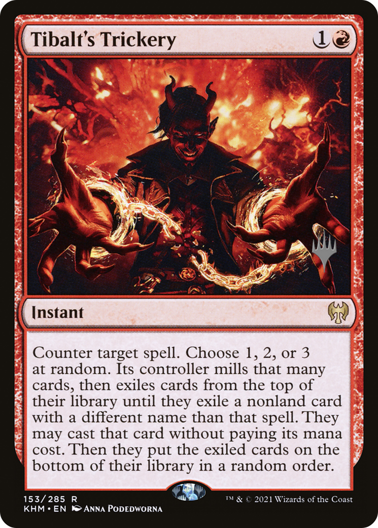 Tibalt's Trickery (PPKHM-153P) - Kaldheim Promos - Magic The Gathering