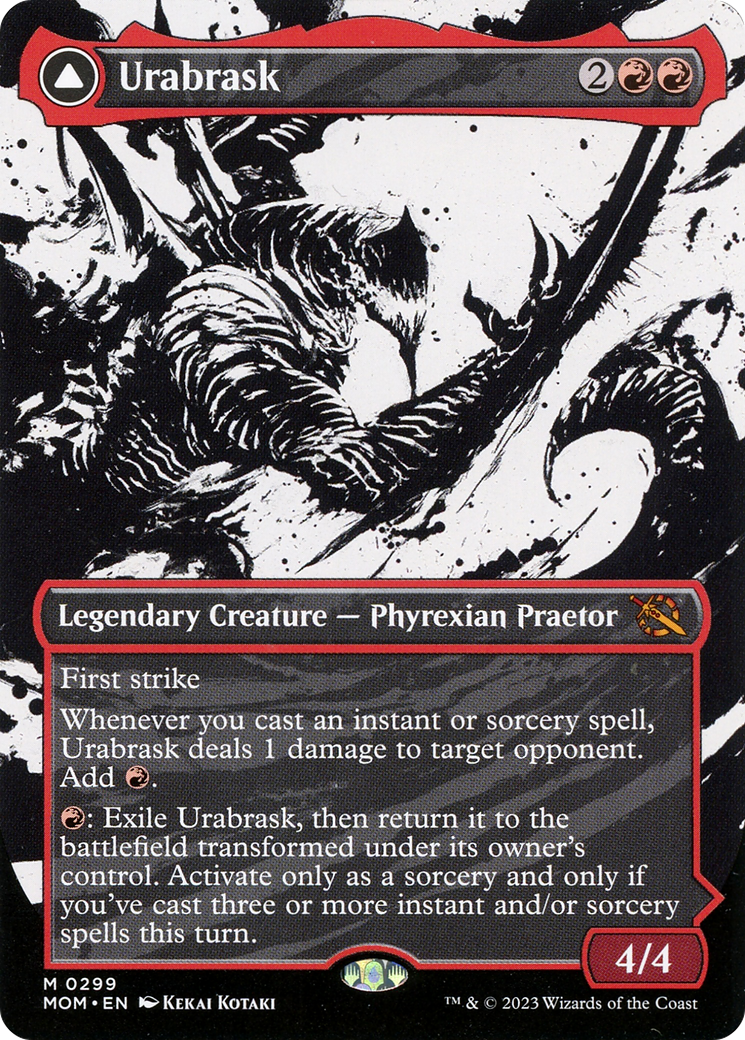 Urabrask (Showcase) (MOM-299) - March of the Machine - Magic The Gathering