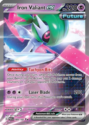 Iron Valiant ex - 089/182 (089/182) [SV04] Pokemon - Paradox Rift