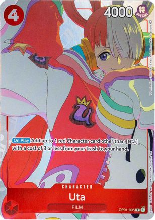 Uta (Gift Collection 2023) (OP01-005) - One Piece Promotion Cards