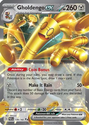 Gholdengo ex - 139/182 (139/182) [SV04] Pokemon - Paradox Rift