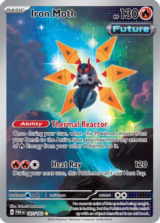 Iron Moth - 187/182 (187/182) [SV04] Pokemon - Paradox Rift