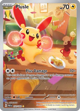 Plusle - 193/182 (193/182) [SV04] Pokemon - Paradox Rift