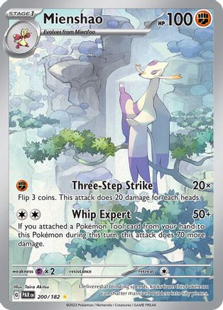 Mienshao - 200/182 (200/182) [SV04] Pokemon - Paradox Rift