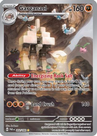 Garganacl - 202/182 (202/182) [SV04] Pokemon - Paradox Rift