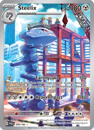 Steelix - 208/182 (208/182) [SV04] Pokemon - Paradox Rift